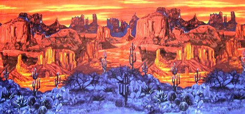 Desert Sunset Wall Quilt