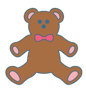 Teddy Bear Appliqued Onesie