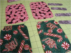 Candy Jar Quilted Table Runner