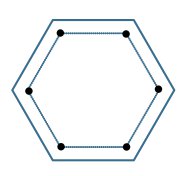 Hexagon Table Topper
