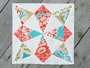 Whirling Star Quilt Block Whirling Star Quilt Block