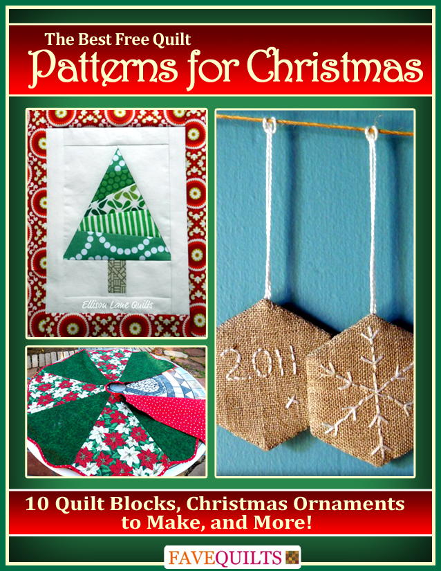 The Best Free Quilt Patterns for Christmas: 10 Quilt Blocks, Christmas Ornaments to Make, and More